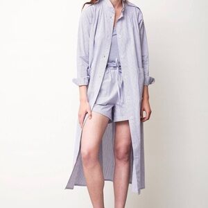 Rodebjer the odessa Summer white and blue dress